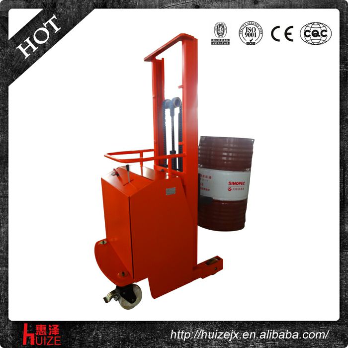 2半電動(dòng)配重油桶車（無(wú)底腿，只堆垛，不翻轉(zhuǎn)）