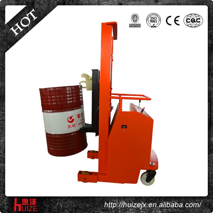 半電動(dòng)配重油桶車（無(wú)底腿，只堆垛，不翻轉(zhuǎn)）